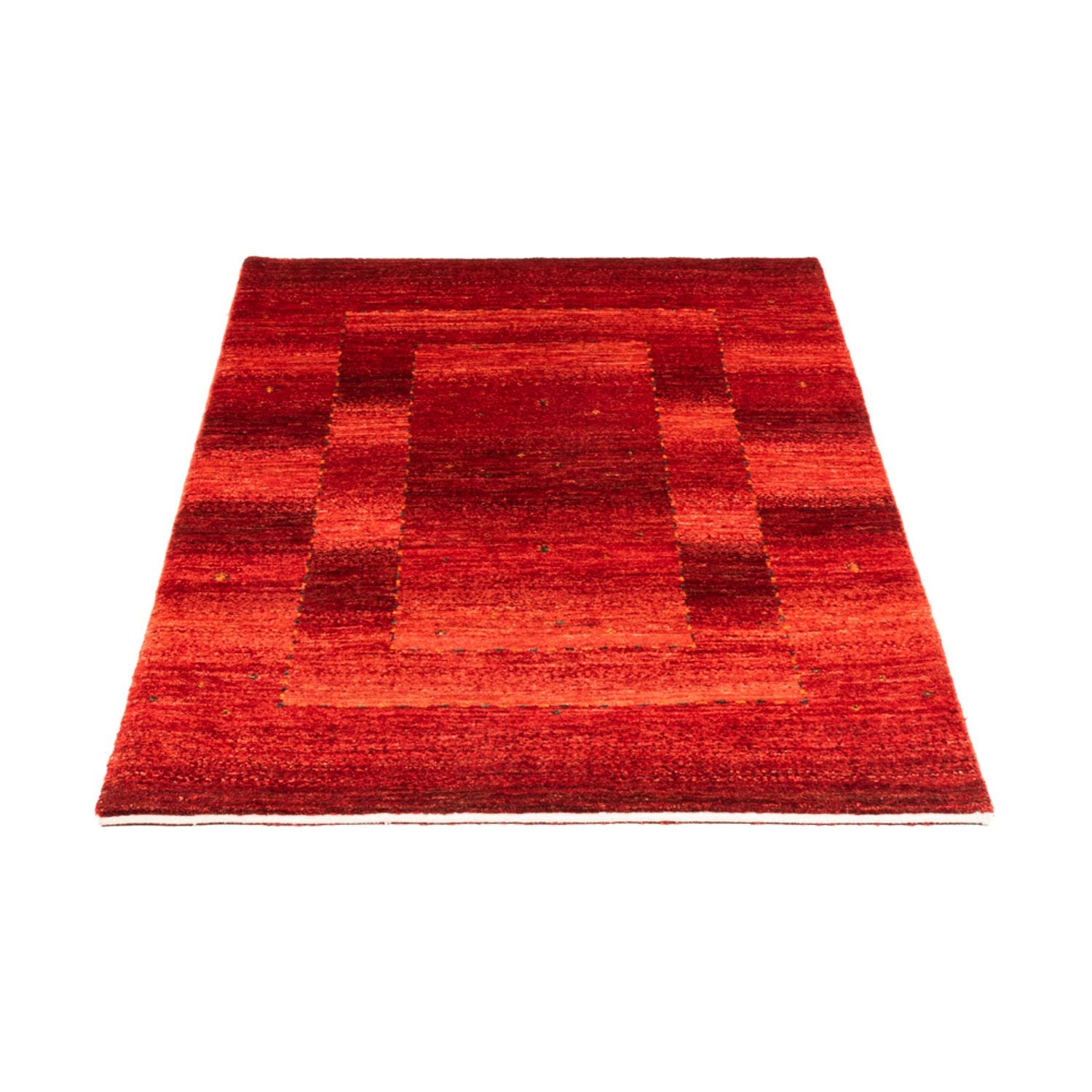 Tapis Gabbeh - Loribaft Persan - 122 x 80 cm - rouge
