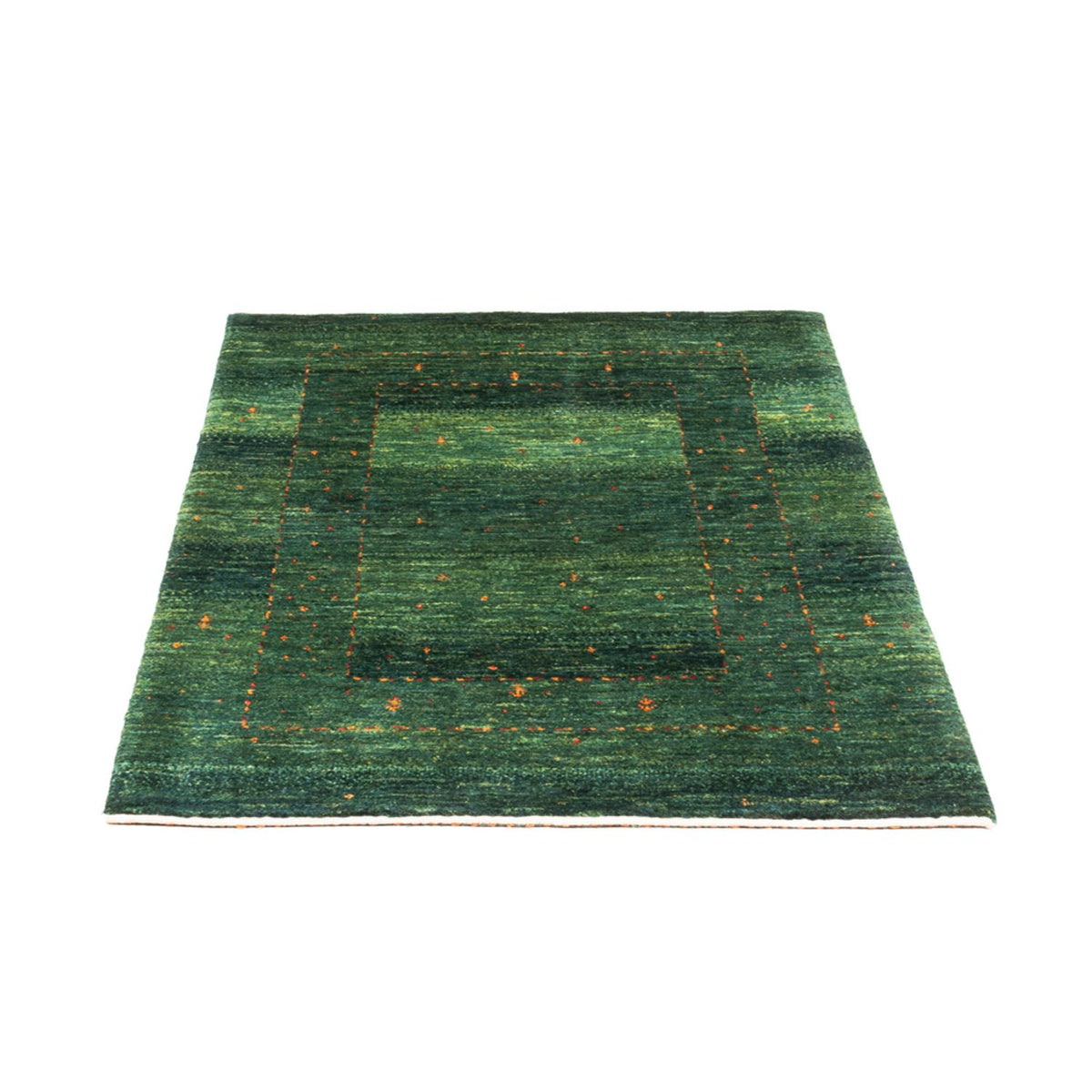Tapis Gabbeh - Loribaft Persan - 119 x 86 cm - vert