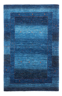 Tapis Gabbeh - Loribaft Persan - 135 x 93 cm - bleu