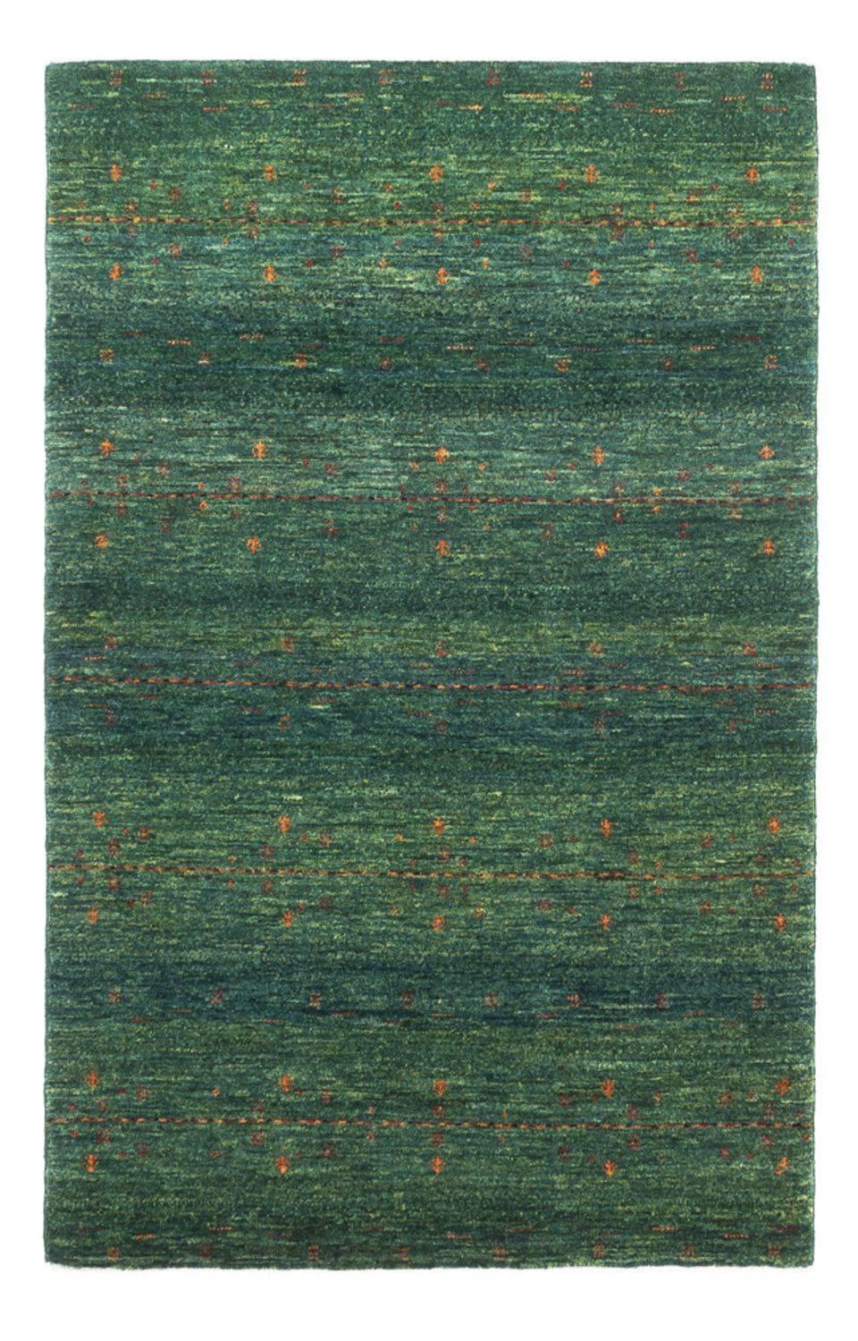 Tapis Gabbeh - Loribaft Persan - 127 x 82 cm - vert