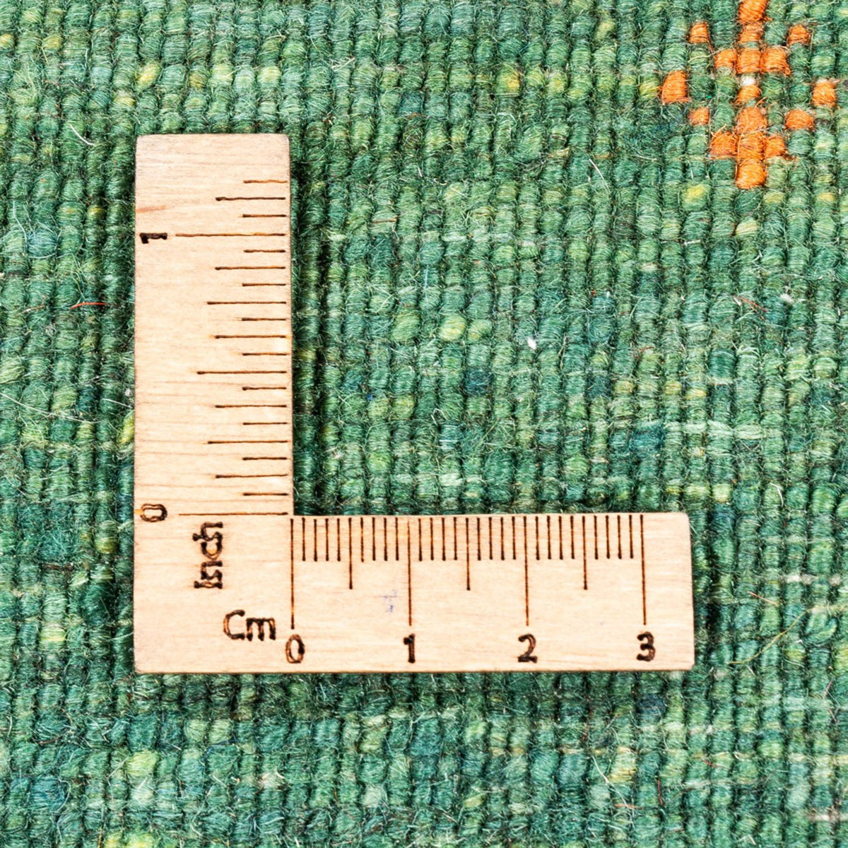 Tapis Gabbeh - Loribaft Persan - 127 x 82 cm - vert