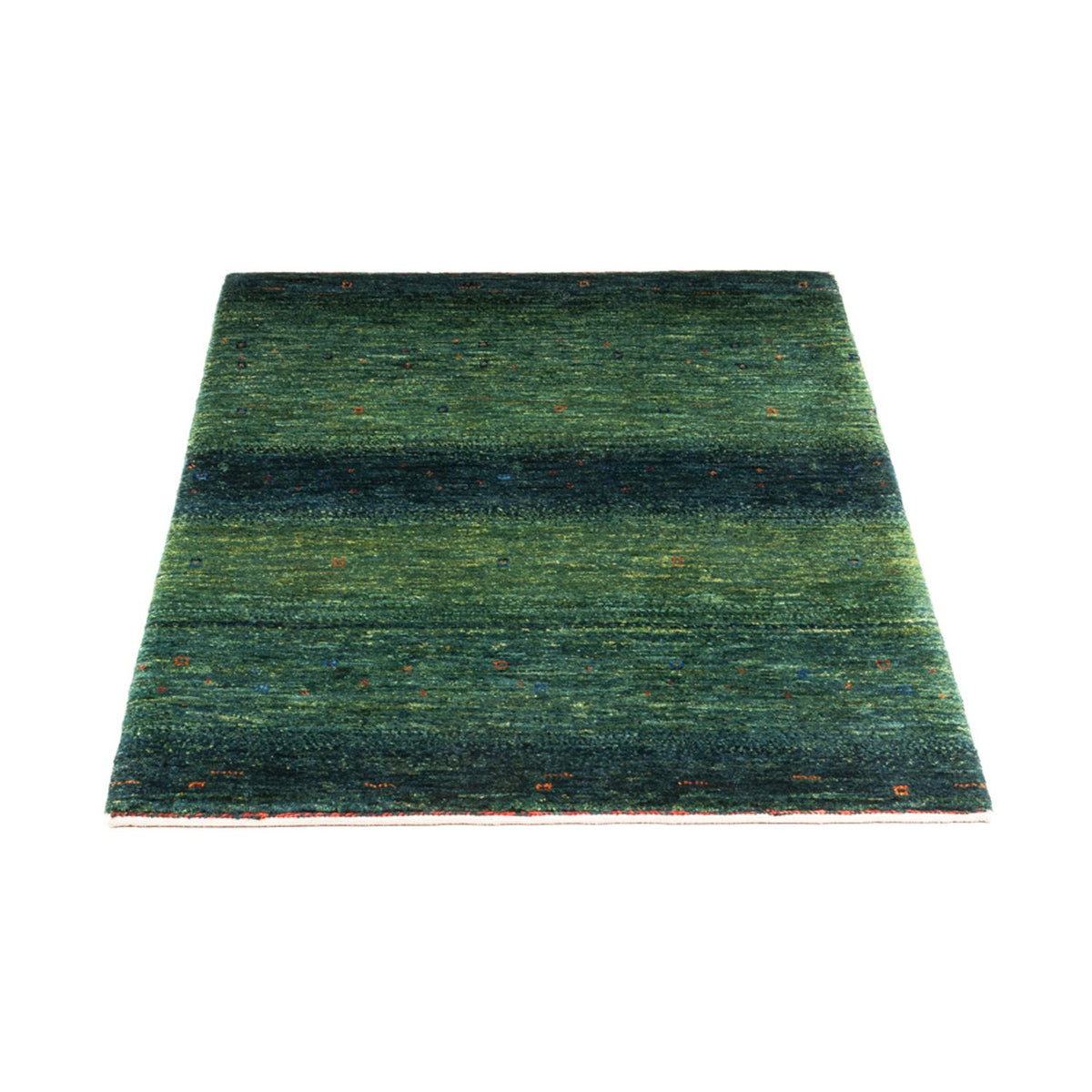 Tapis Gabbeh - Loribaft Persan - 107 x 78 cm - vert