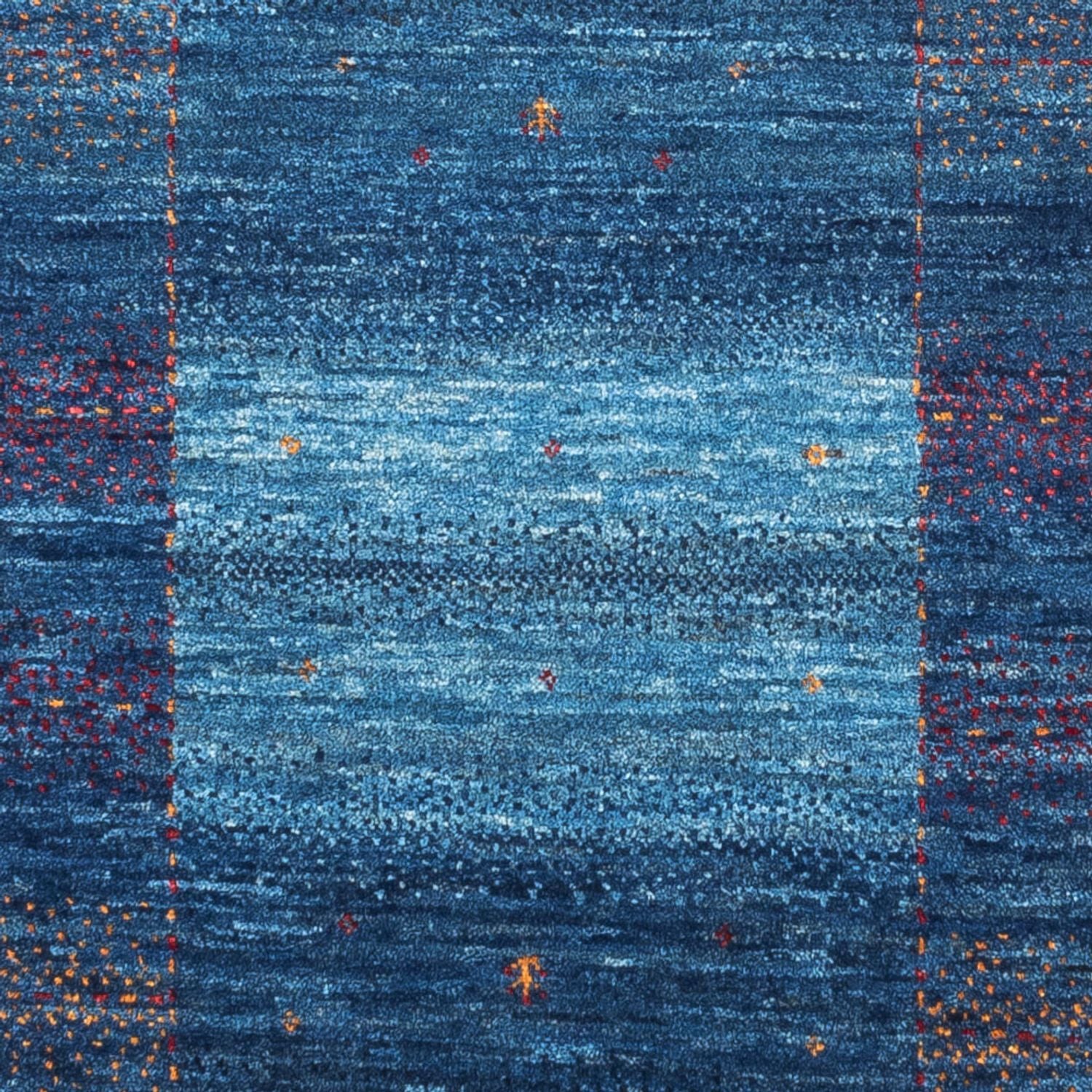 Tapis Gabbeh - Loribaft Persan - 116 x 84 cm - bleu