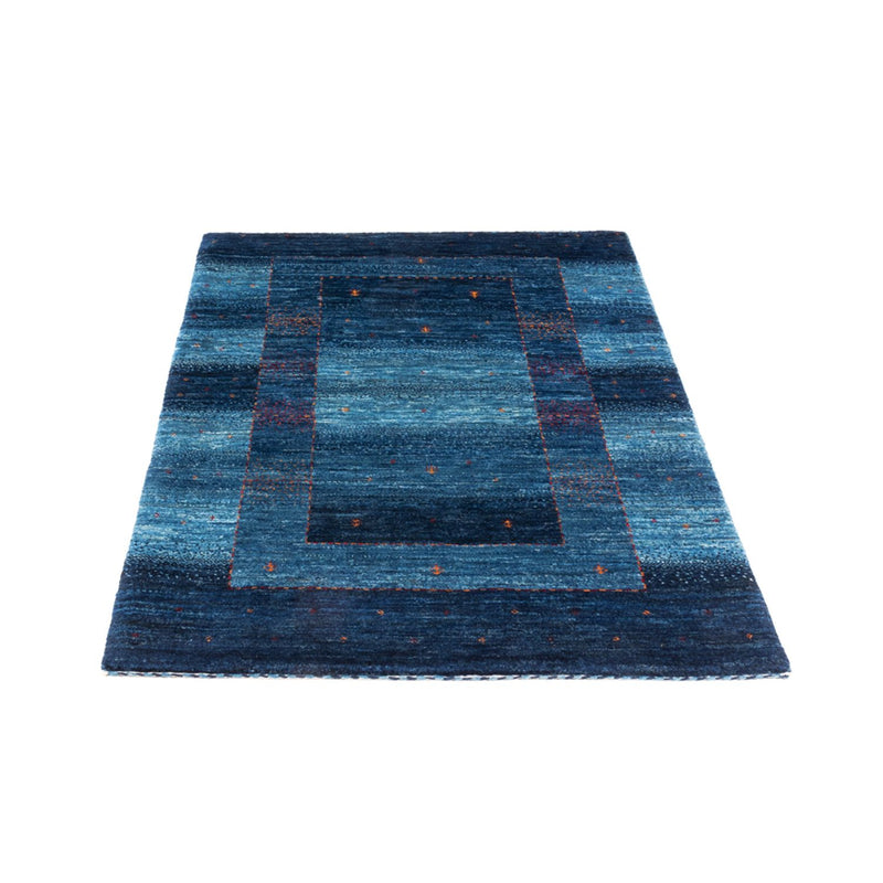Tapis Gabbeh - Loribaft Persan - 116 x 84 cm - bleu