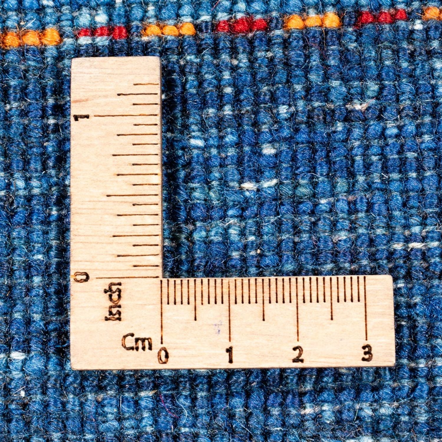 Tapis Gabbeh - Loribaft Persan - 116 x 84 cm - bleu
