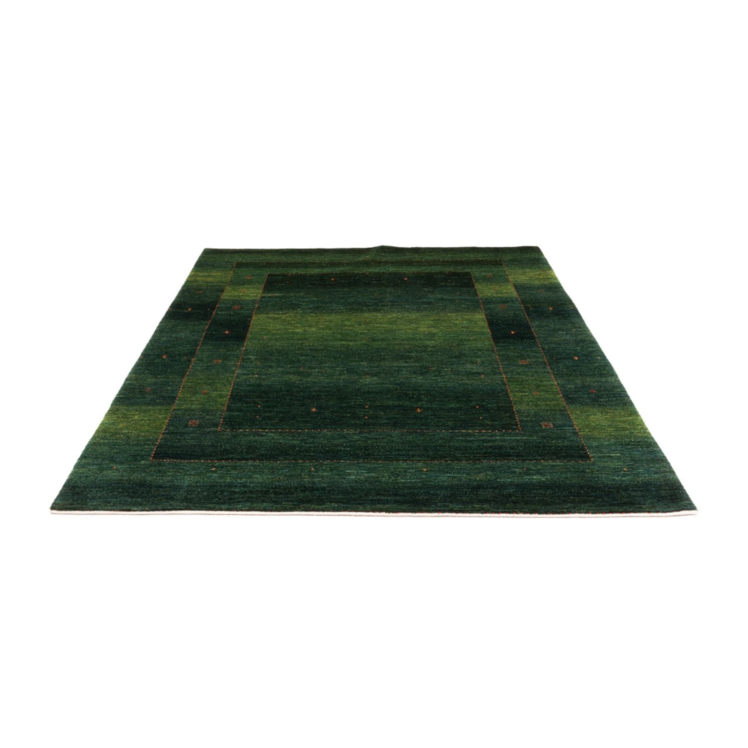 Tapis Gabbeh - Loribaft Persan - 228 x 175 cm - vert