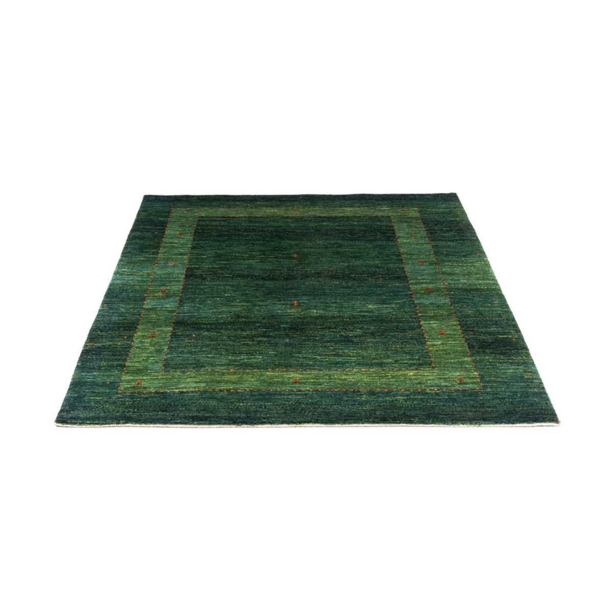 Tapis Gabbeh - Loribaft Persan - 162 x 132 cm - vert