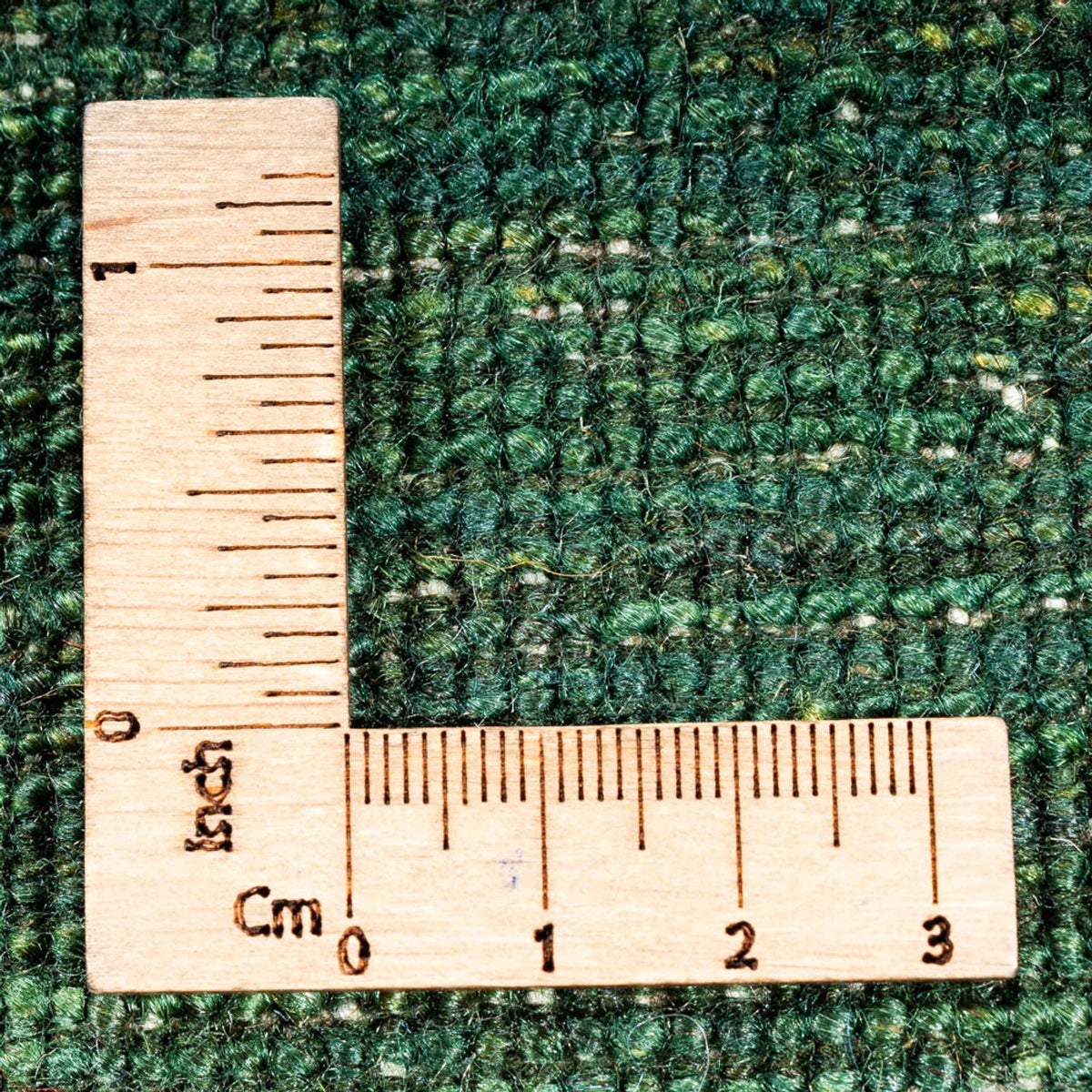 Tapis Gabbeh - Loribaft Persan - 162 x 132 cm - vert