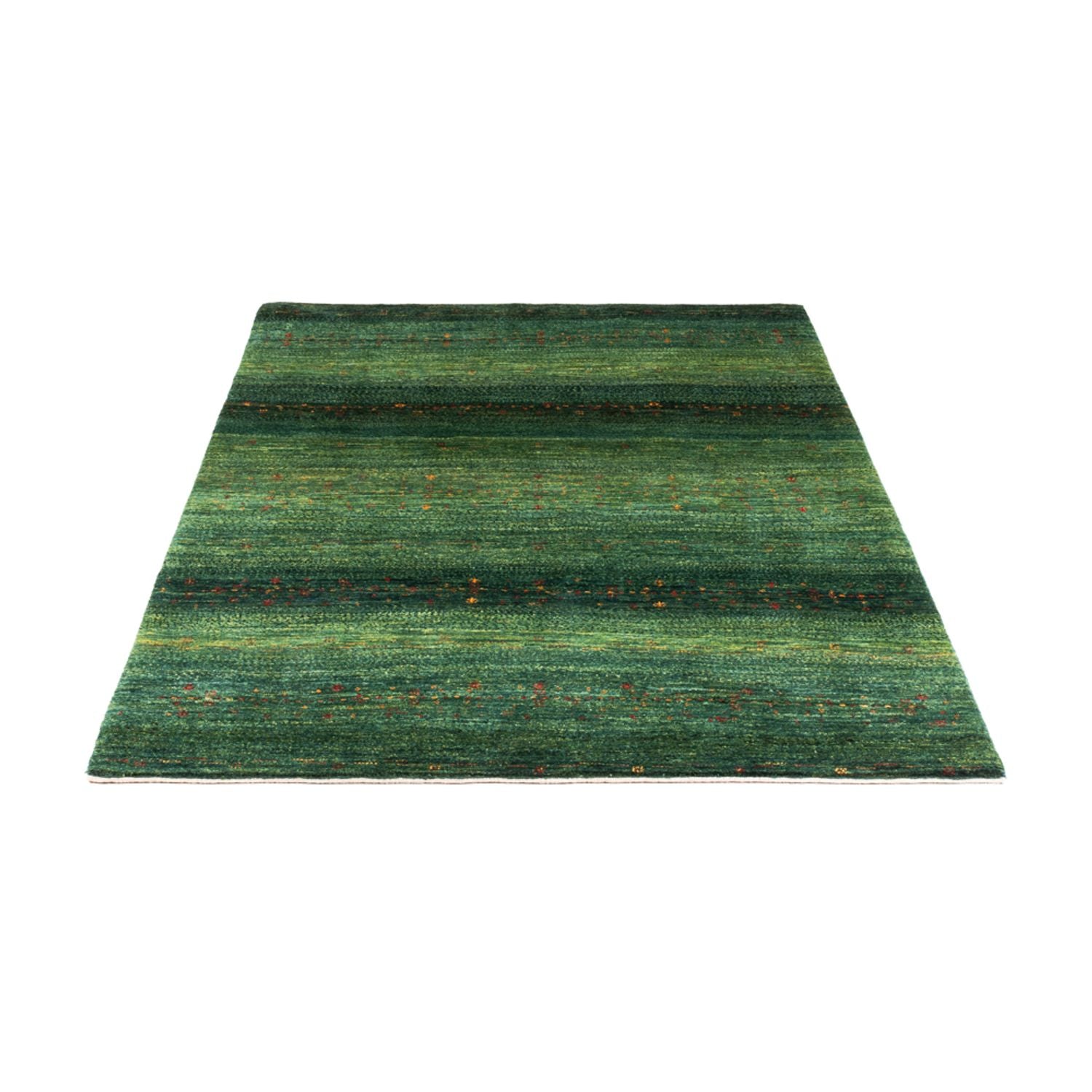 Tapis Gabbeh - Loribaft Persan - 188 x 124 cm - vert