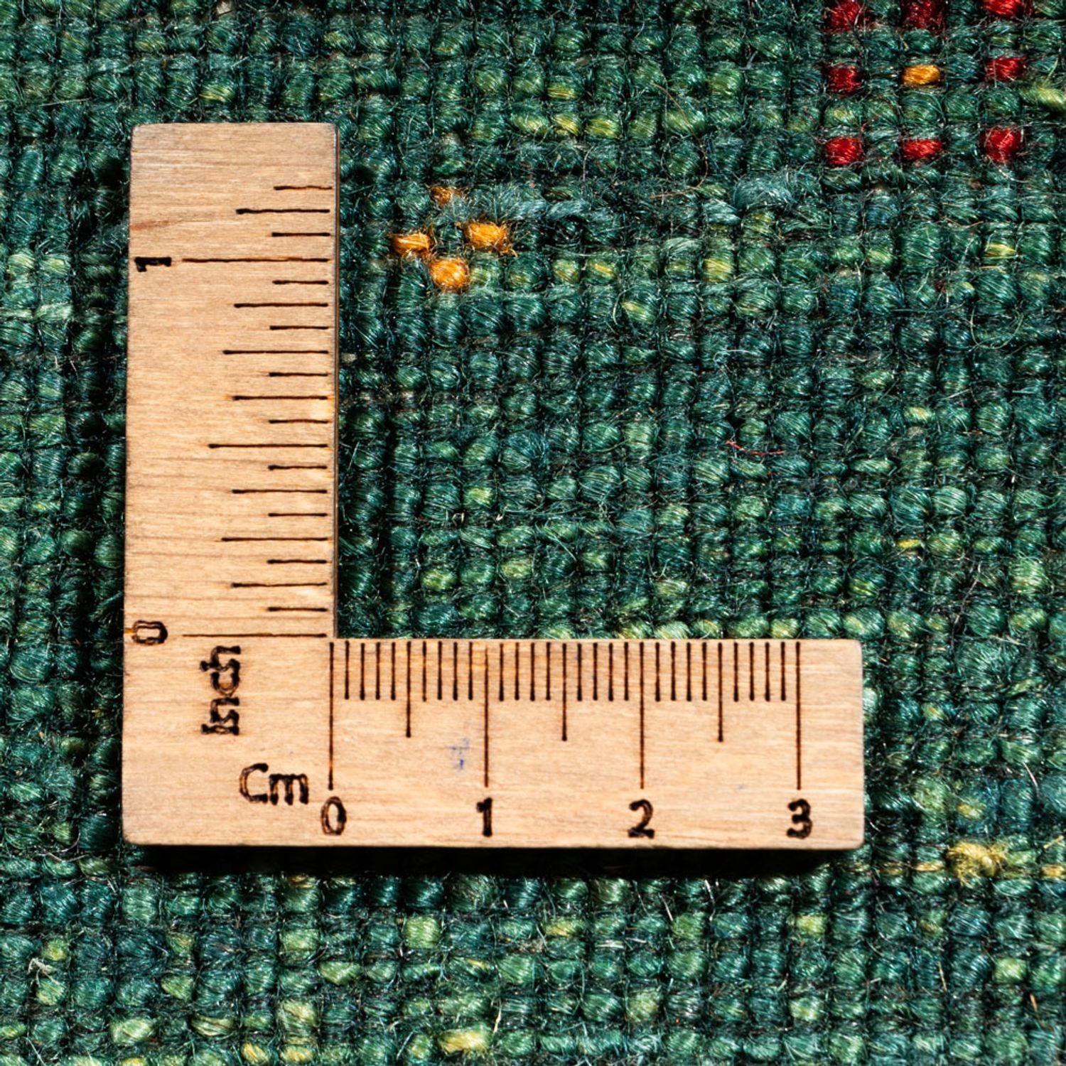 Tapis Gabbeh - Loribaft Persan - 188 x 124 cm - vert
