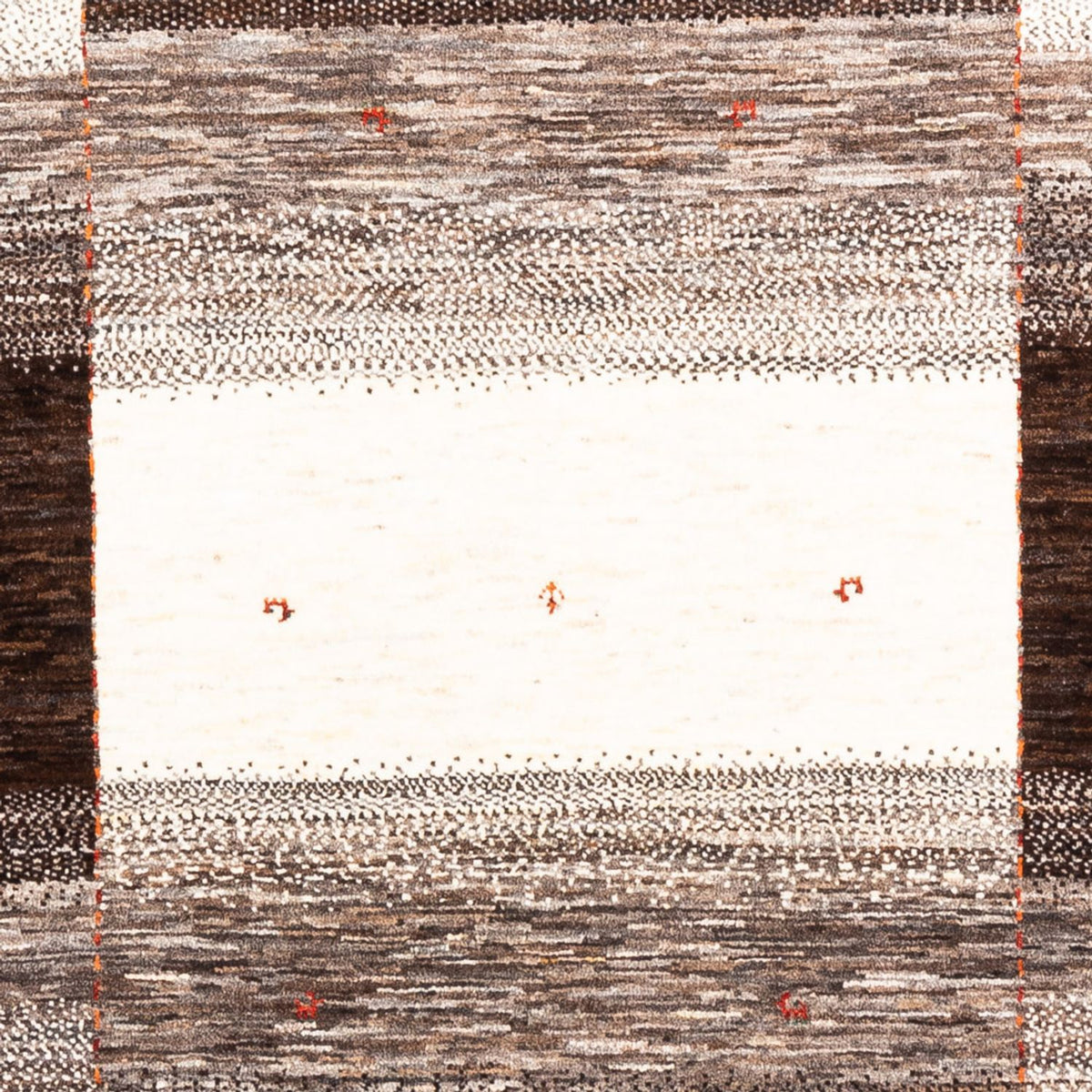 Tapis Gabbeh - Loribaft Persan - 187 x 129 cm - gris