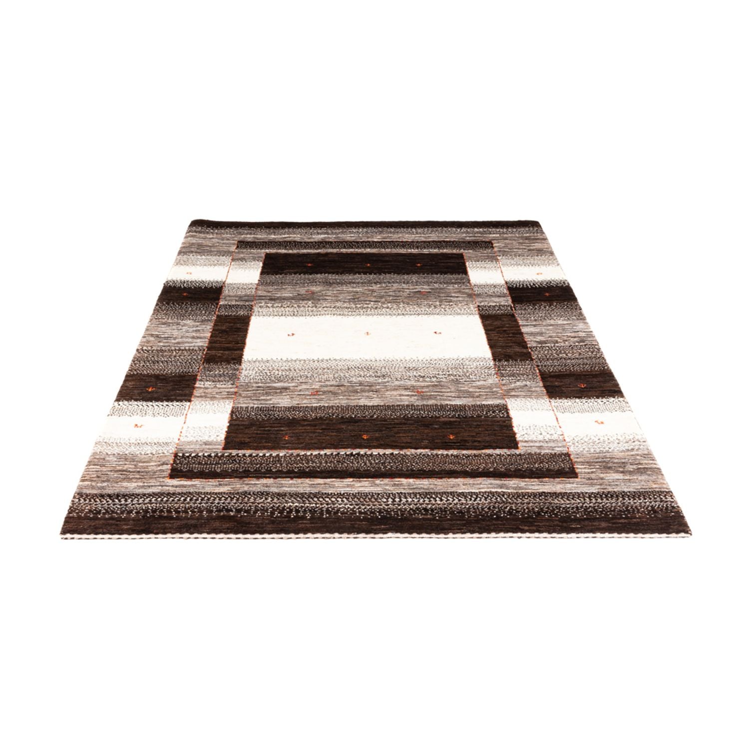 Tapis Gabbeh - Loribaft Persan - 187 x 129 cm - gris