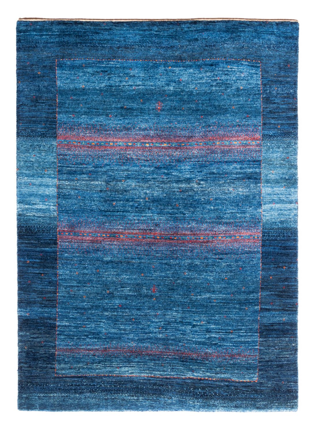 Tapis Gabbeh - Loribaft Persan - 168 x 118 cm - bleu