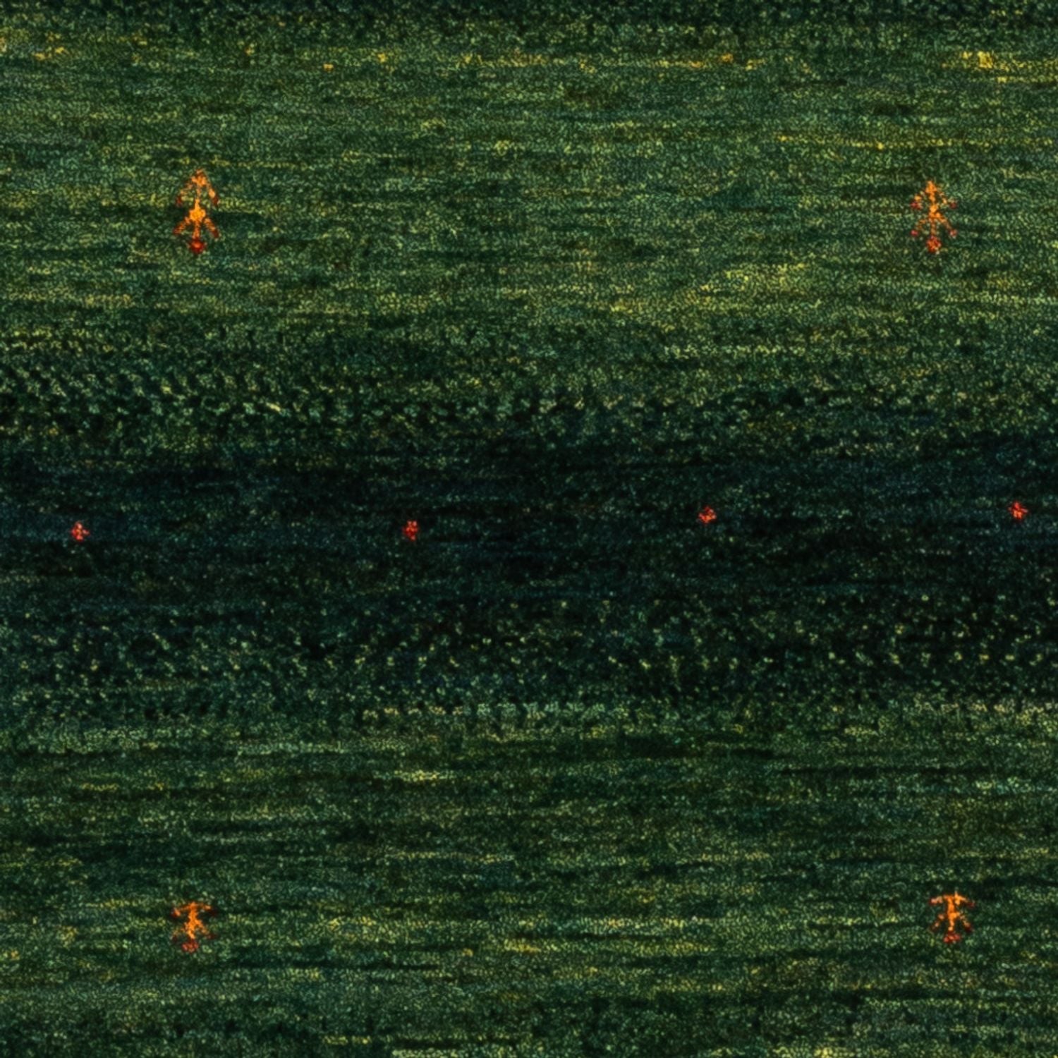 Tapis Gabbeh - Loribaft Persan - 178 x 113 cm - vert