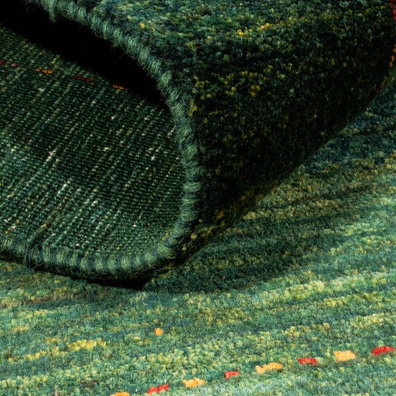 Tapis Gabbeh - Loribaft Persan - 178 x 113 cm - vert