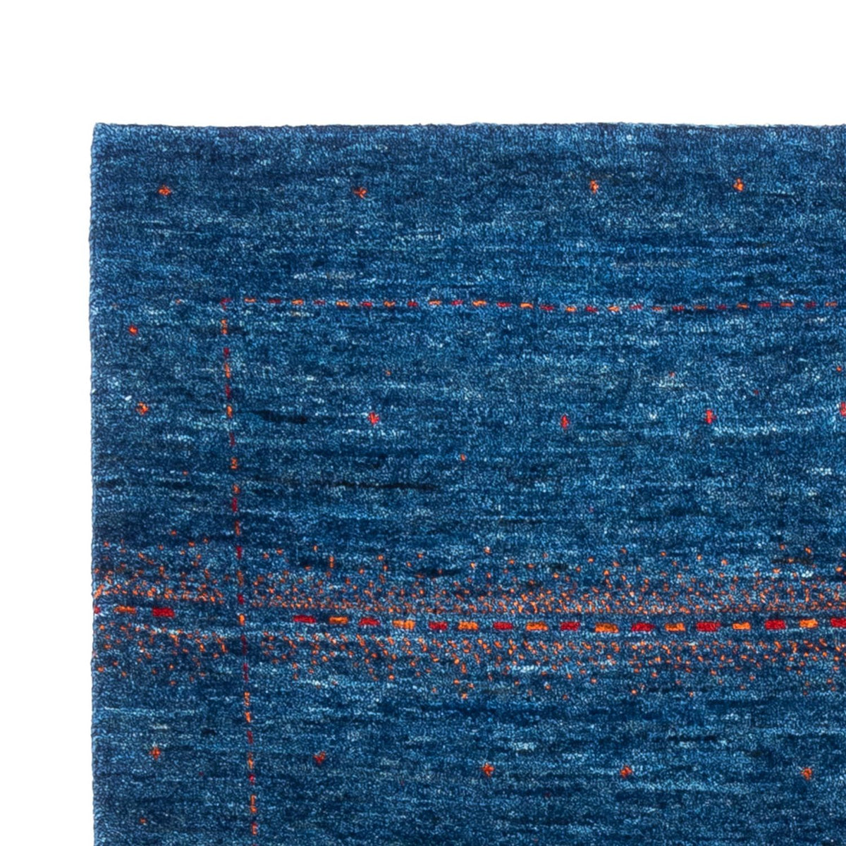 Tapis Gabbeh - Loribaft Persan - 173 x 113 cm - bleu