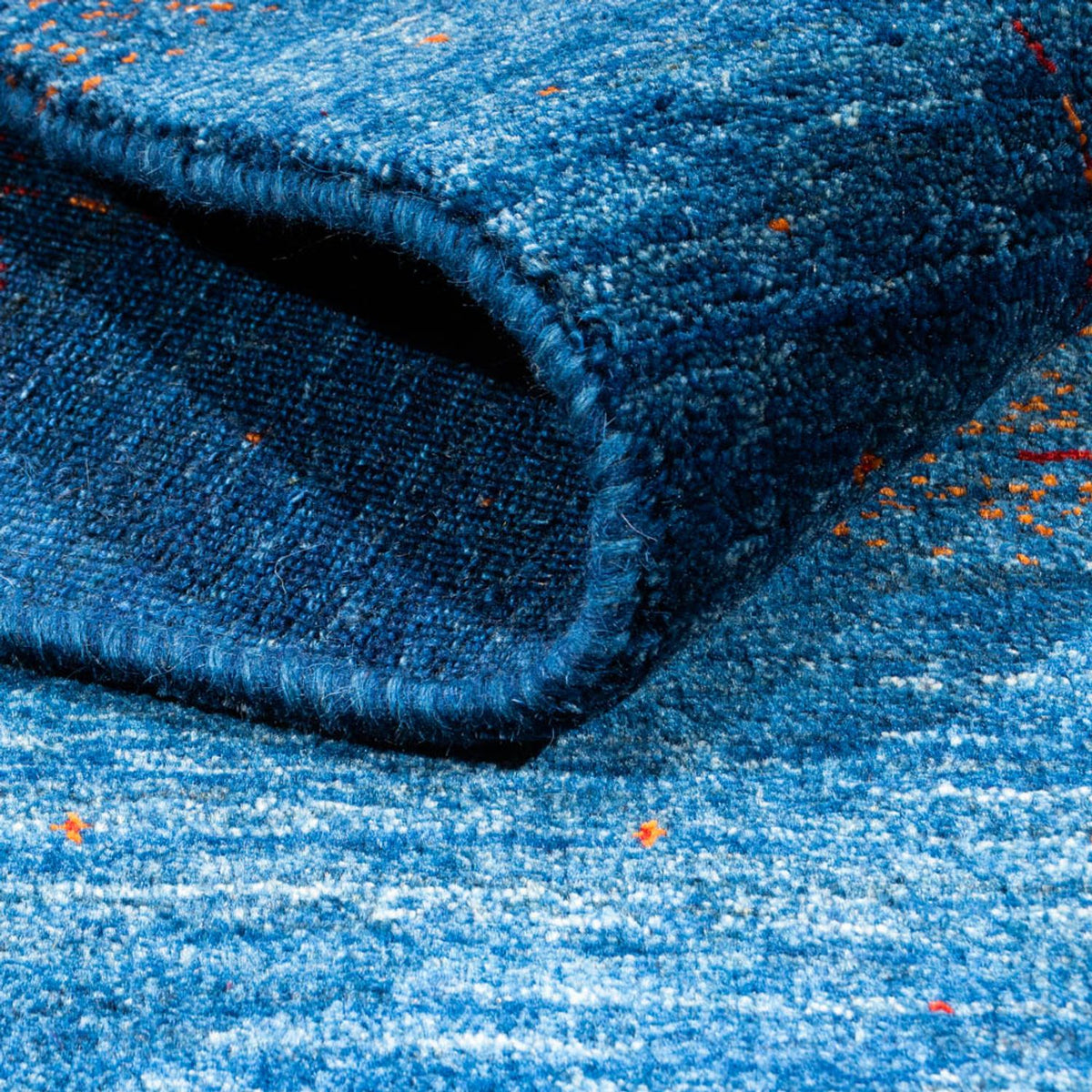 Tapis Gabbeh - Loribaft Persan - 173 x 113 cm - bleu