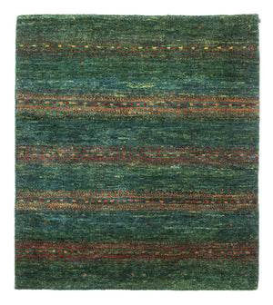 Tapis Gabbeh - Loribaft Persan - 101 x 91 cm - multicolore