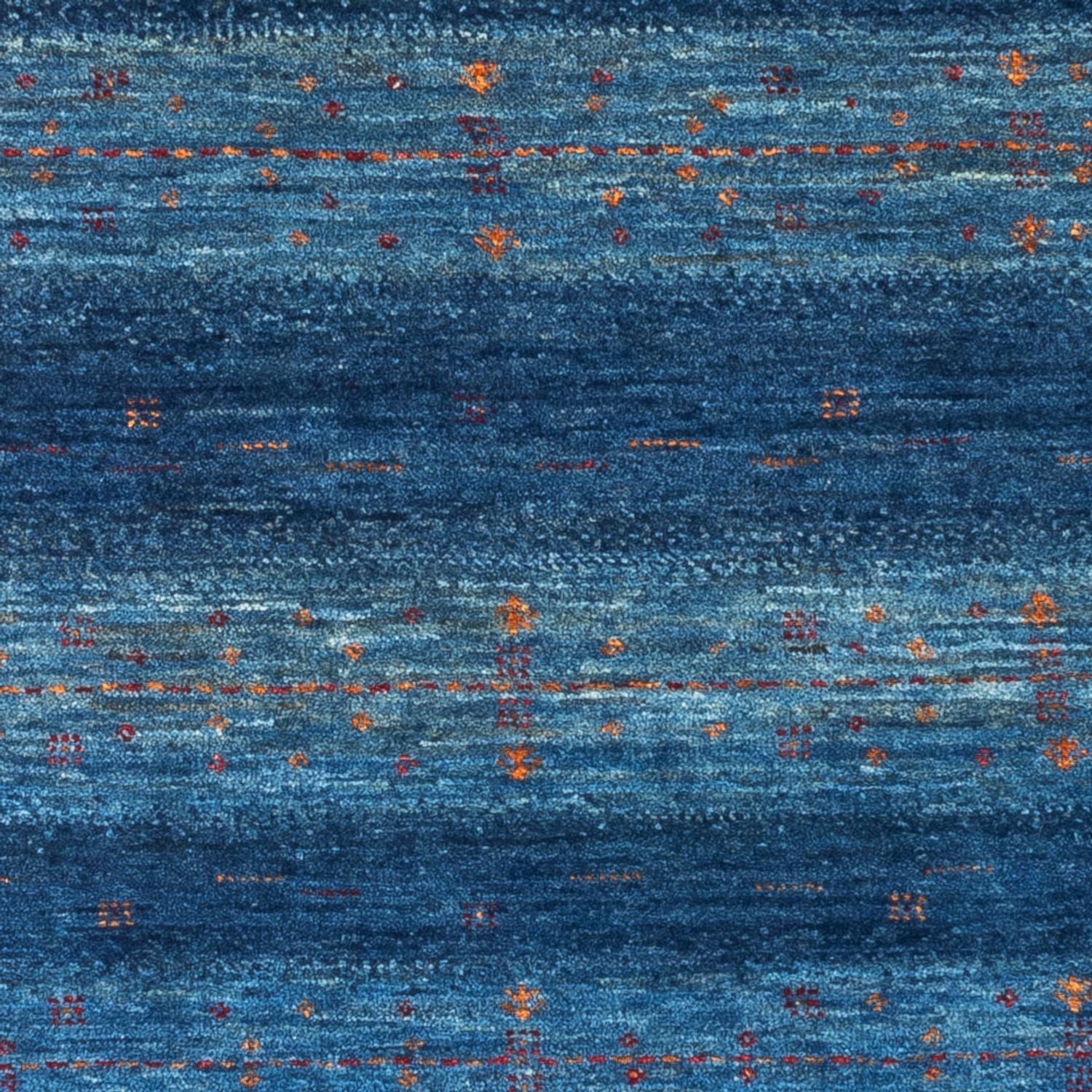 Tapis Gabbeh - Loribaft Persan - 120 x 85 cm - bleu