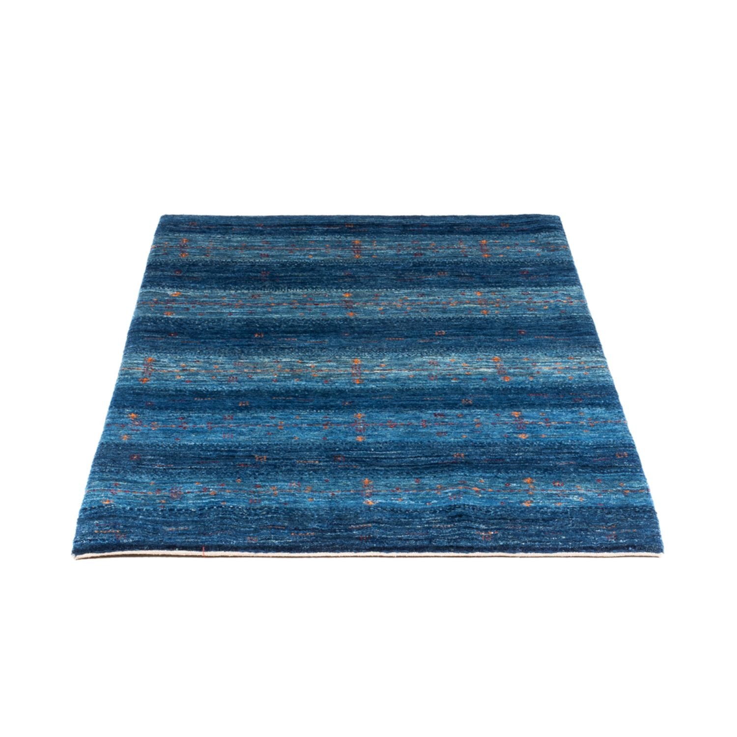 Tapis Gabbeh - Loribaft Persan - 120 x 85 cm - bleu