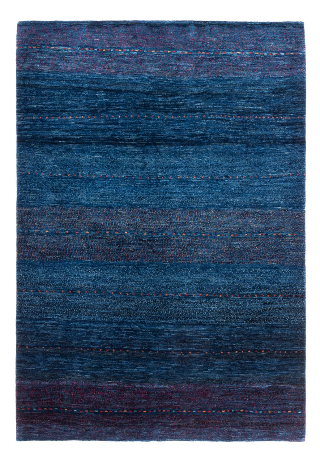 Tapis Gabbeh - Loribaft Persan - 186 x 132 cm - bleu