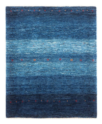 Tapis Gabbeh - Loribaft Persan - 108 x 88 cm - bleu