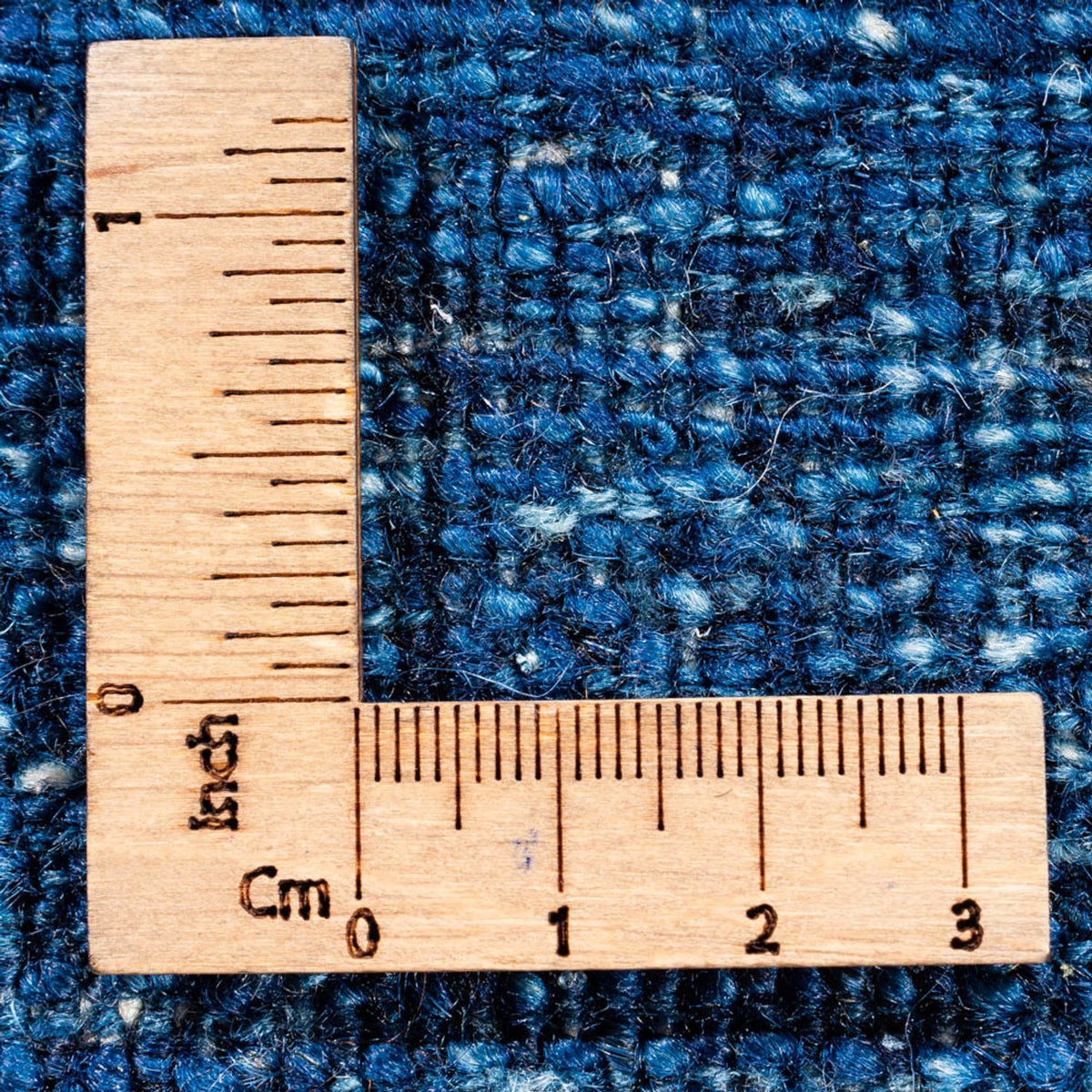 Tapis Gabbeh - Loribaft Persan - 108 x 88 cm - bleu