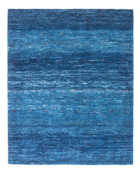 Tapis Gabbeh - Loribaft Persan - 130 x 100 cm - bleu