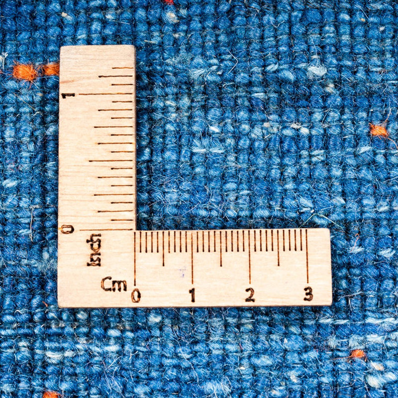 Tapis Gabbeh - Loribaft Persan - 130 x 100 cm - bleu