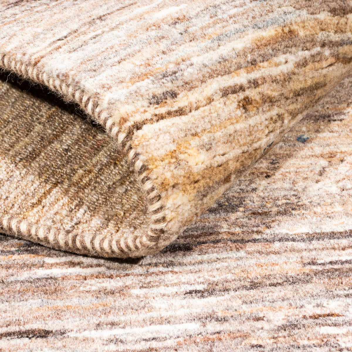 Tapis Gabbeh - Loribaft Persan - 150 x 103 cm - gris