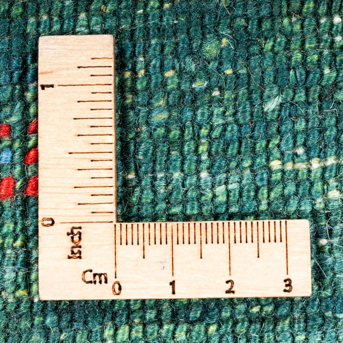 Tapis Gabbeh - Loribaft Persan - 145 x 93 cm - vert