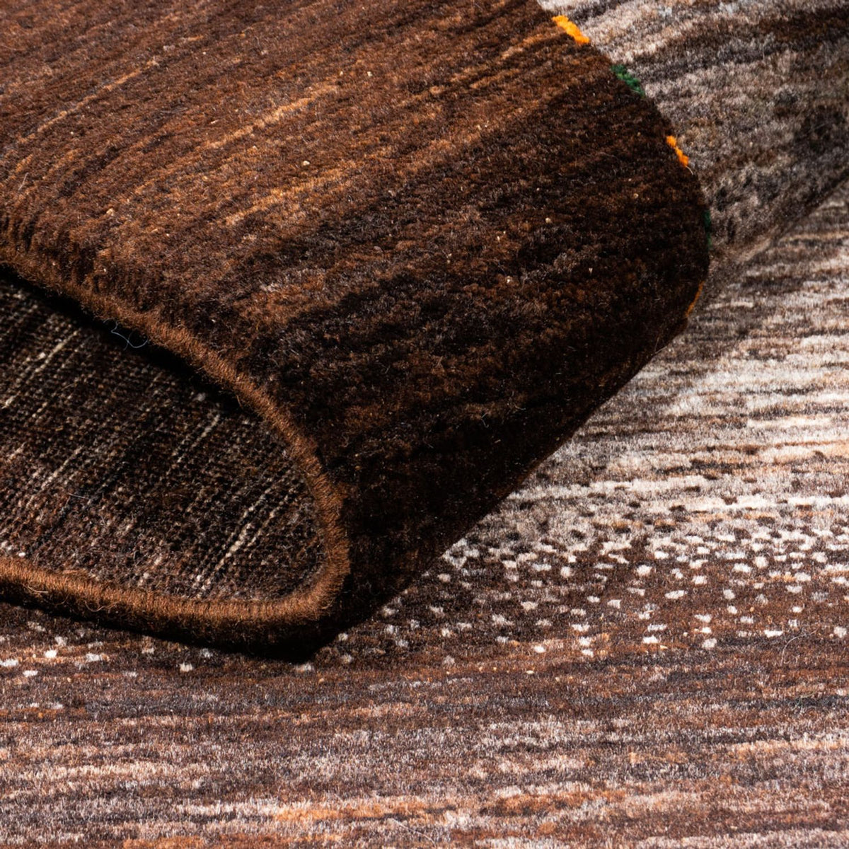 Tapis Gabbeh - Loribaft Persan - 154 x 103 cm - gris