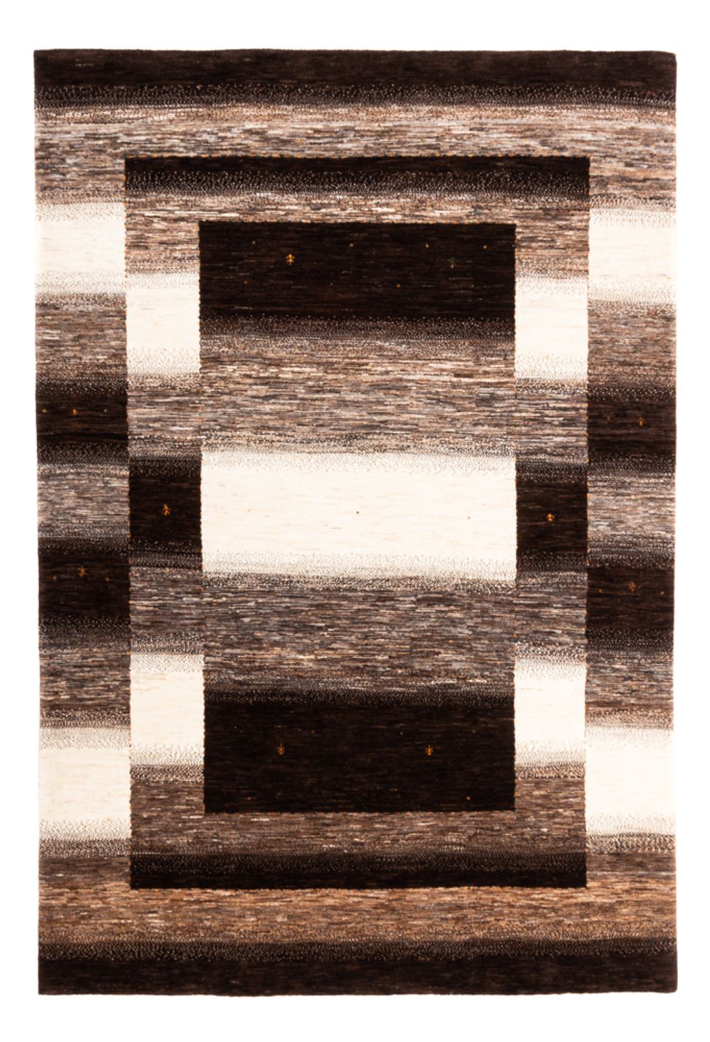 Tapis Gabbeh - Loribaft Persan - 246 x 170 cm - gris