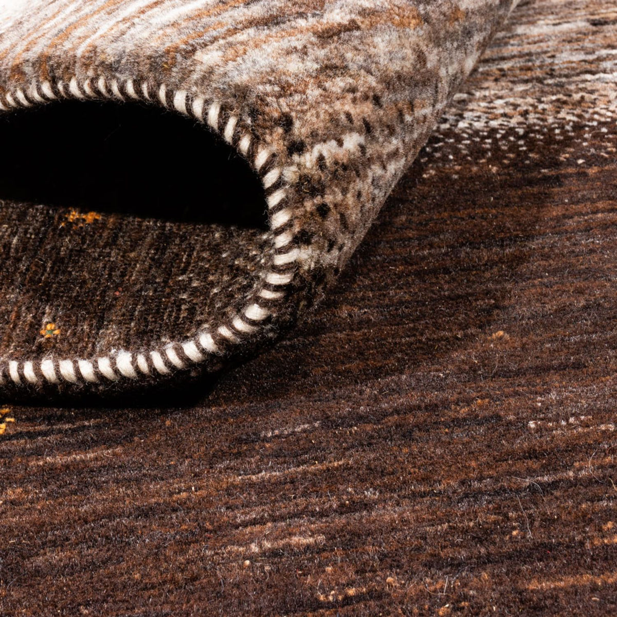 Tapis Gabbeh - Loribaft Persan - 246 x 170 cm - gris