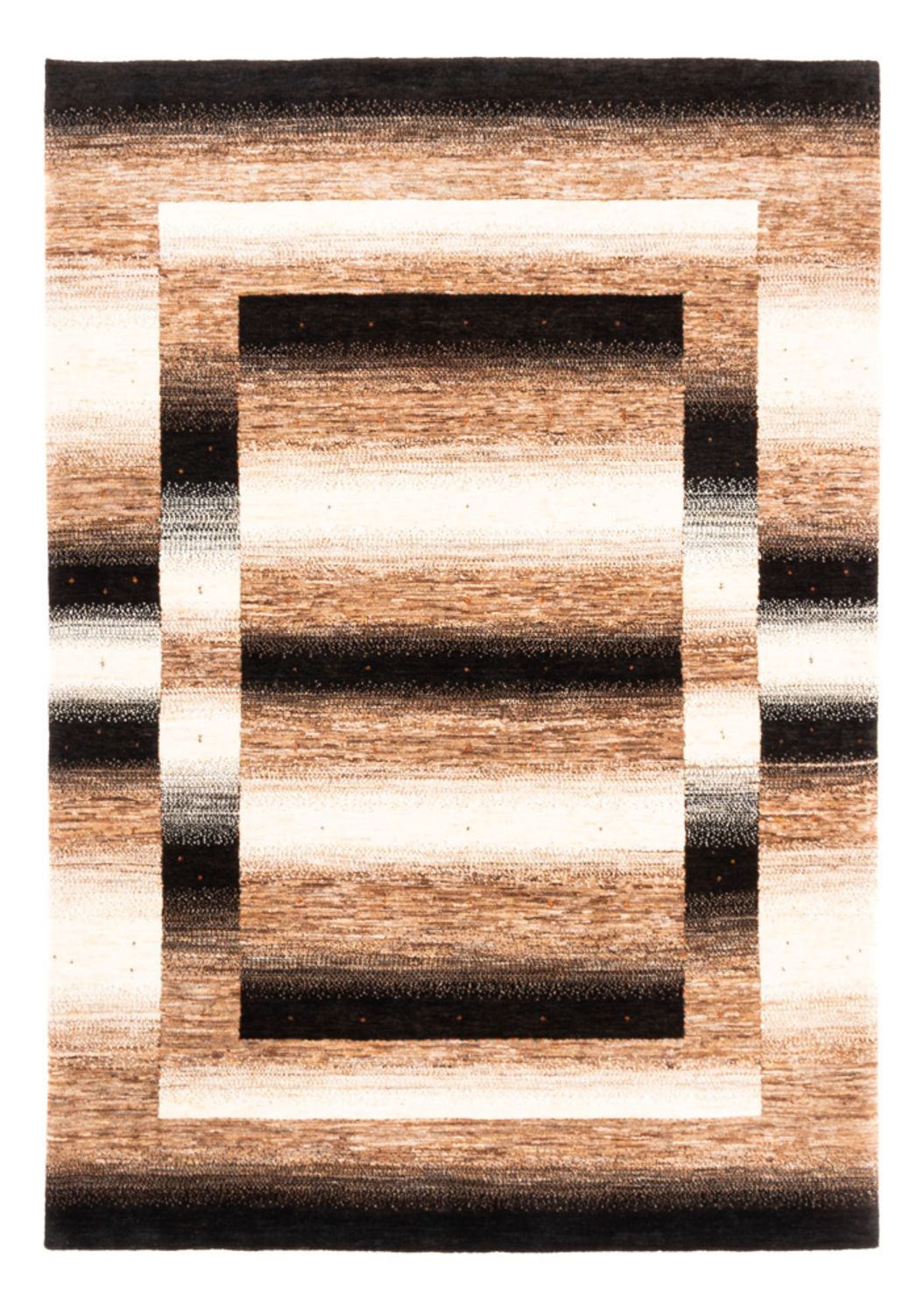 Tapis Gabbeh - Loribaft Persan - 241 x 174 cm - naturel