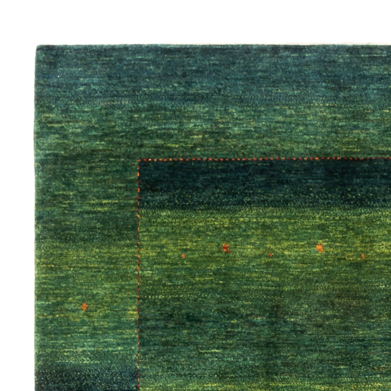 Tapis Gabbeh - Loribaft Persan - 244 x 172 cm - vert