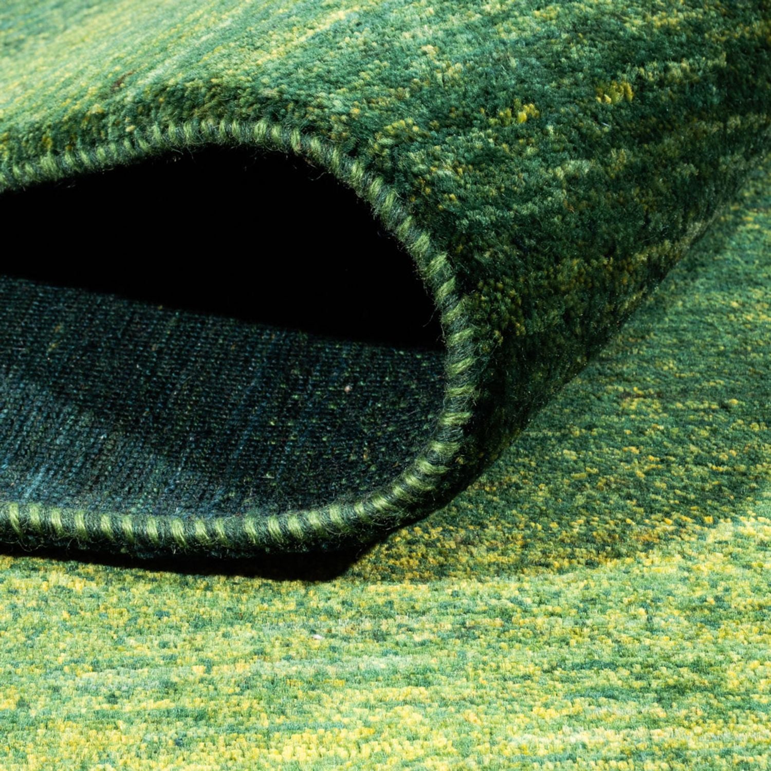 Tapis Gabbeh - Loribaft Persan - 244 x 172 cm - vert