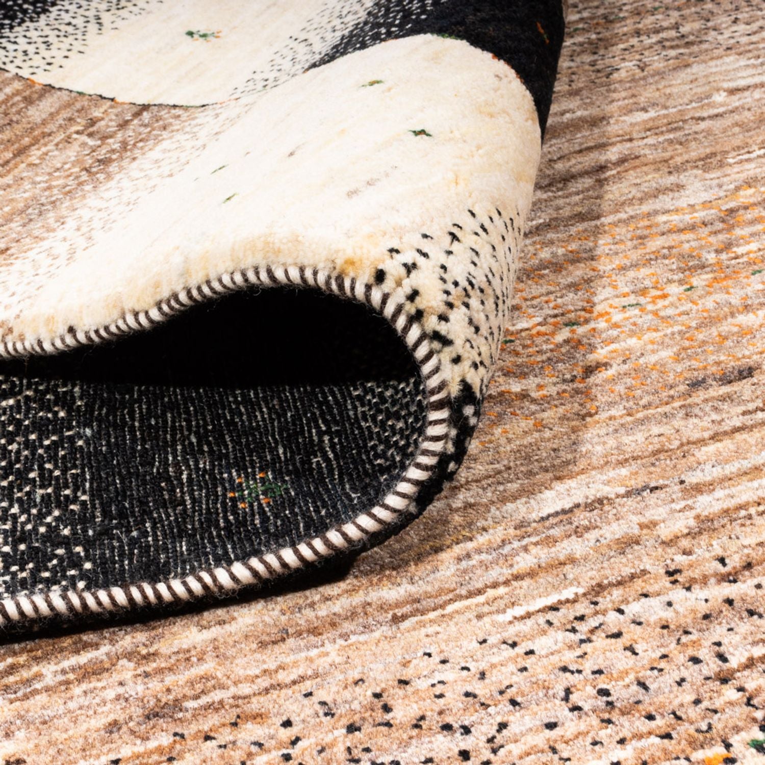 Tapis Gabbeh - Loribaft Persan - 248 x 175 cm - gris