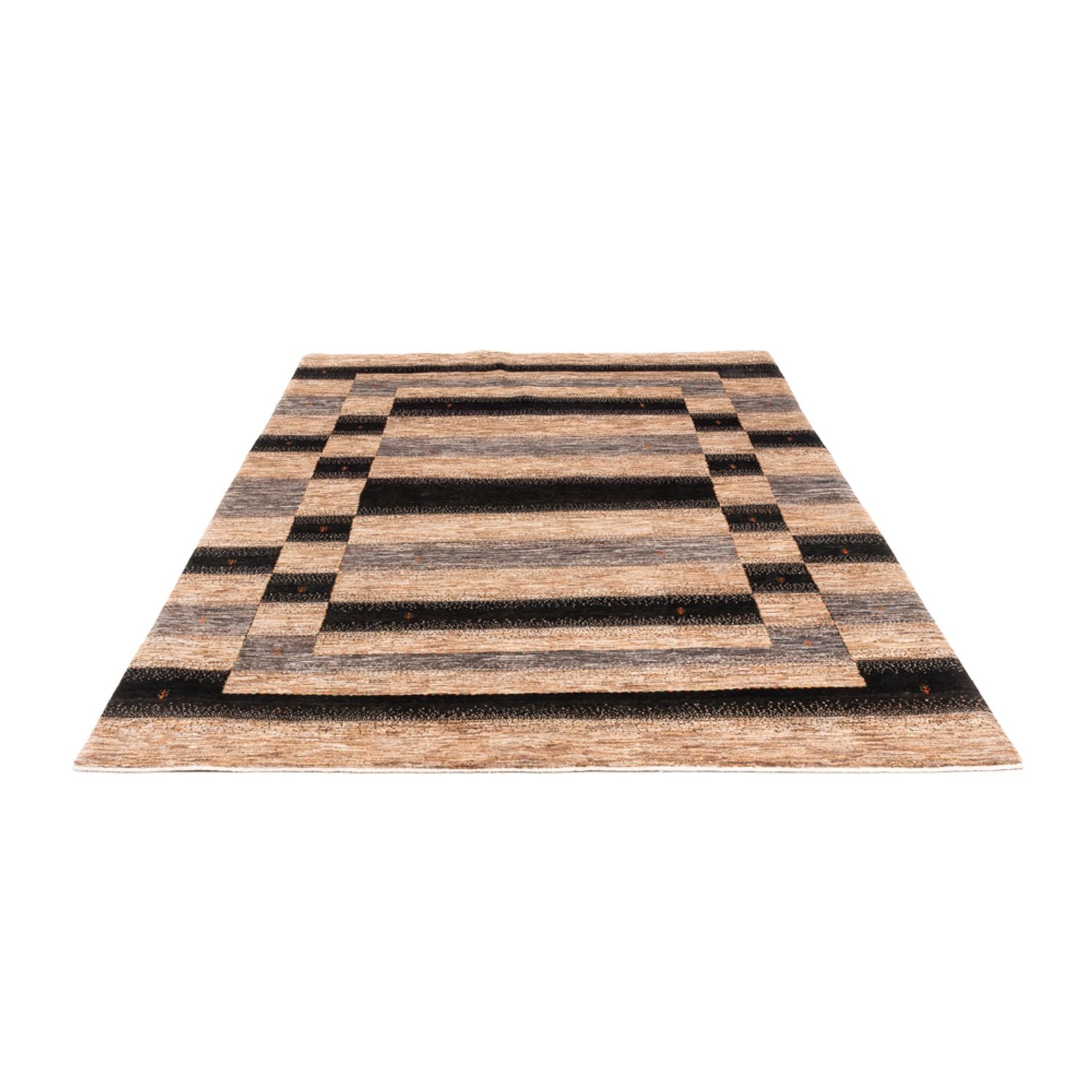 Tapis Gabbeh - Loribaft Persan - 247 x 173 cm - gris