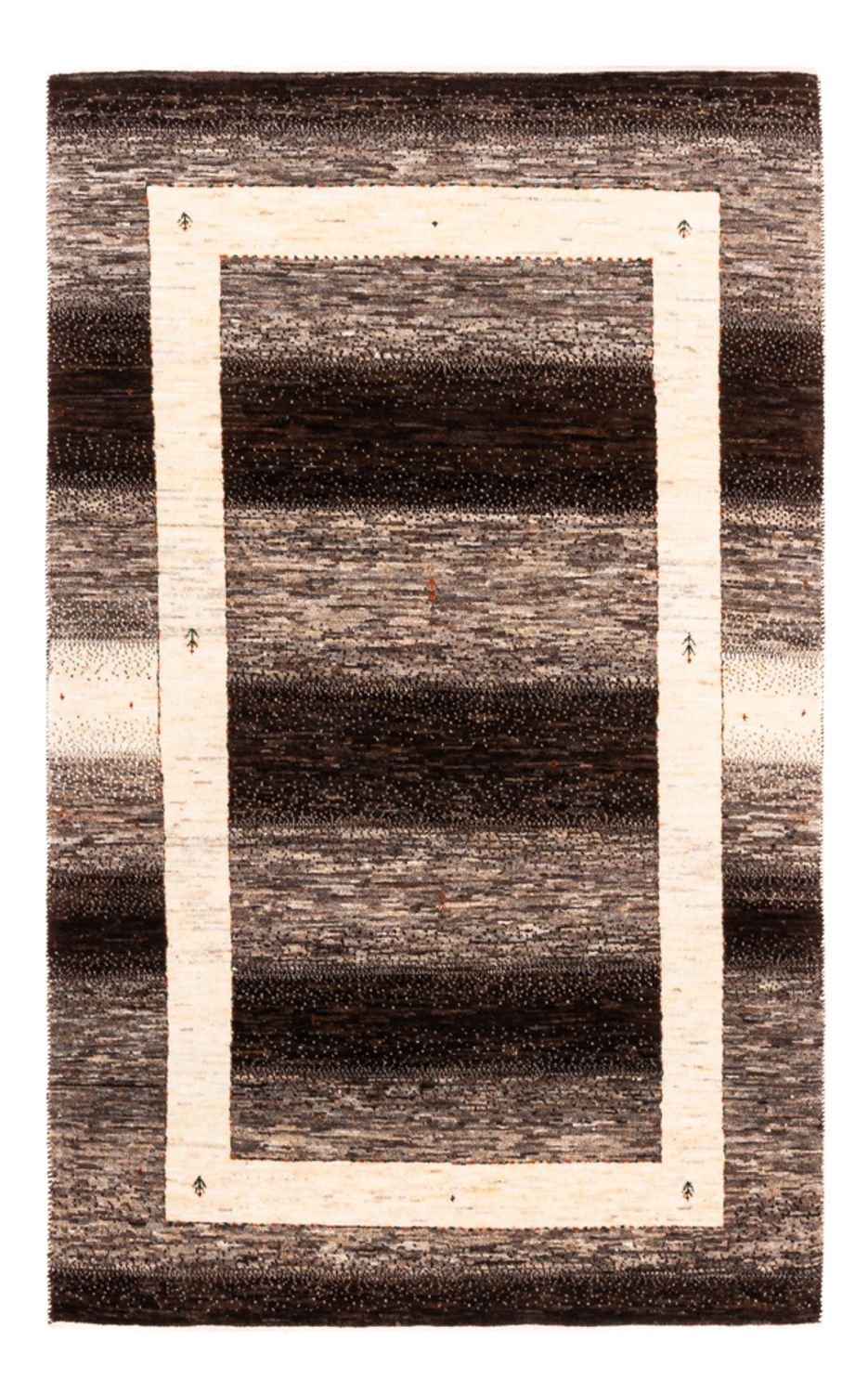 Tapis Gabbeh - Loribaft Persan - 173 x 111 cm - gris
