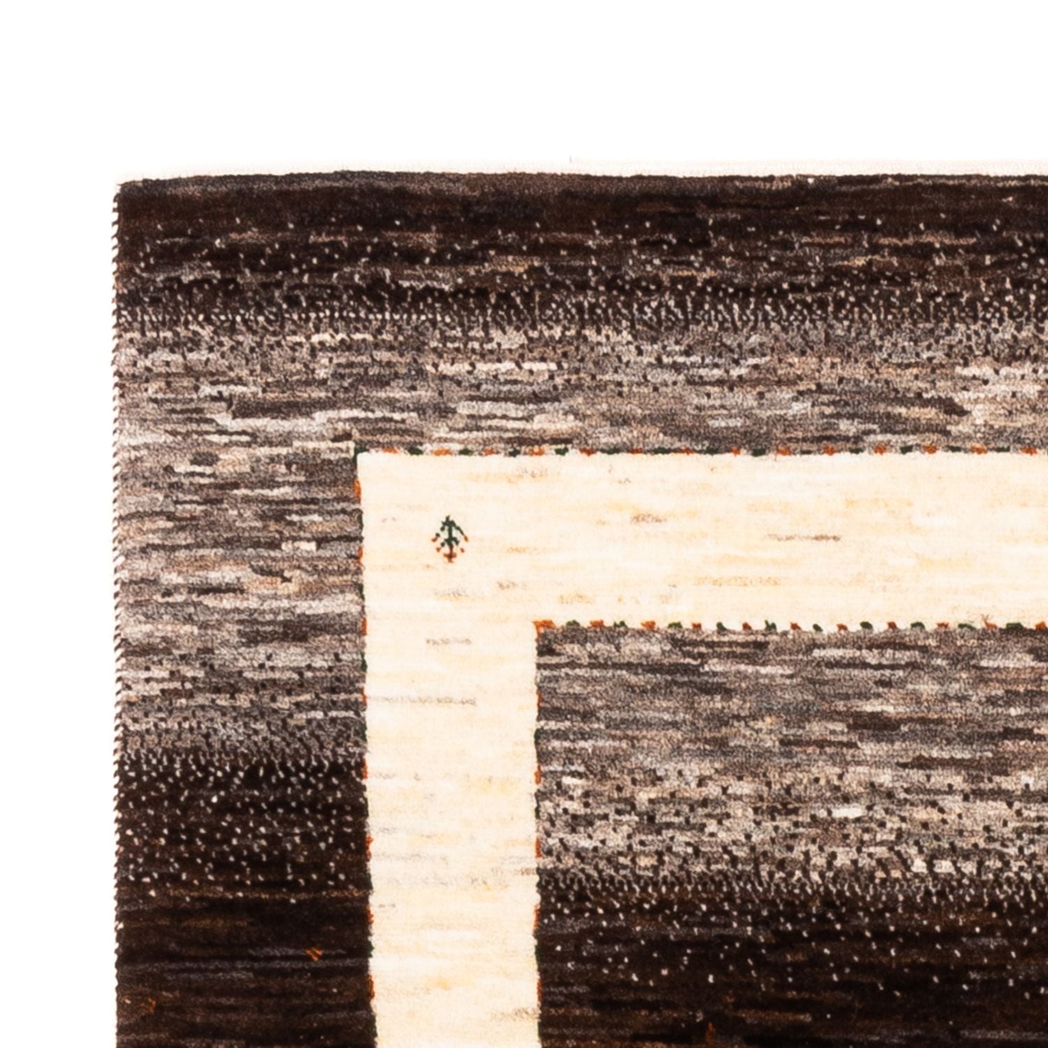 Tapis Gabbeh - Loribaft Persan - 173 x 111 cm - gris
