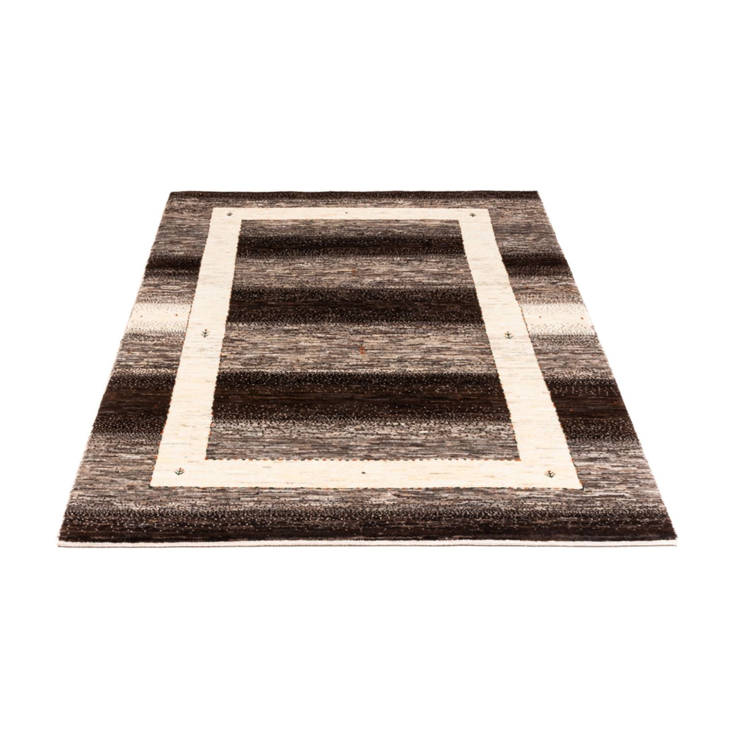 Tapis Gabbeh - Loribaft Persan - 173 x 111 cm - gris