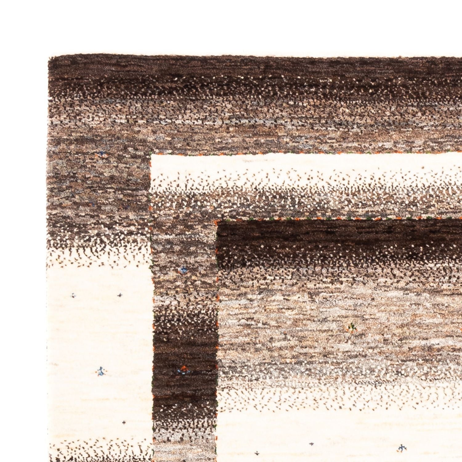 Tapis Gabbeh - Loribaft Persan - 165 x 128 cm - gris