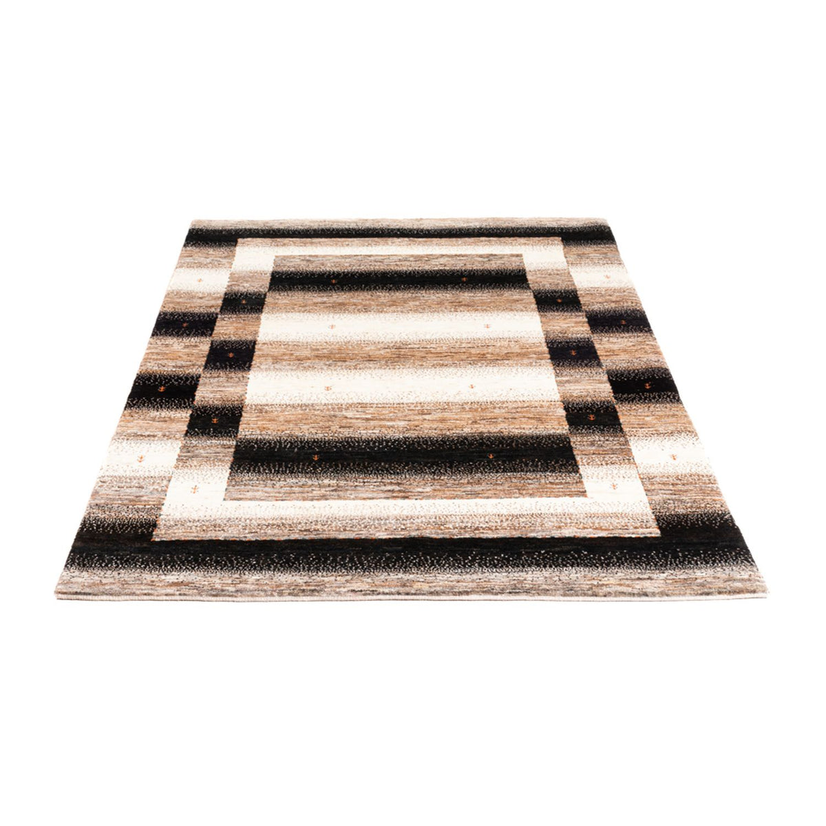 Tapis Gabbeh - Loribaft Persan - 190 x 125 cm - gris