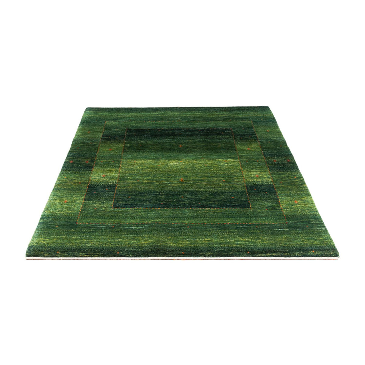 Tapis Gabbeh - Loribaft Persan - 186 x 126 cm - vert
