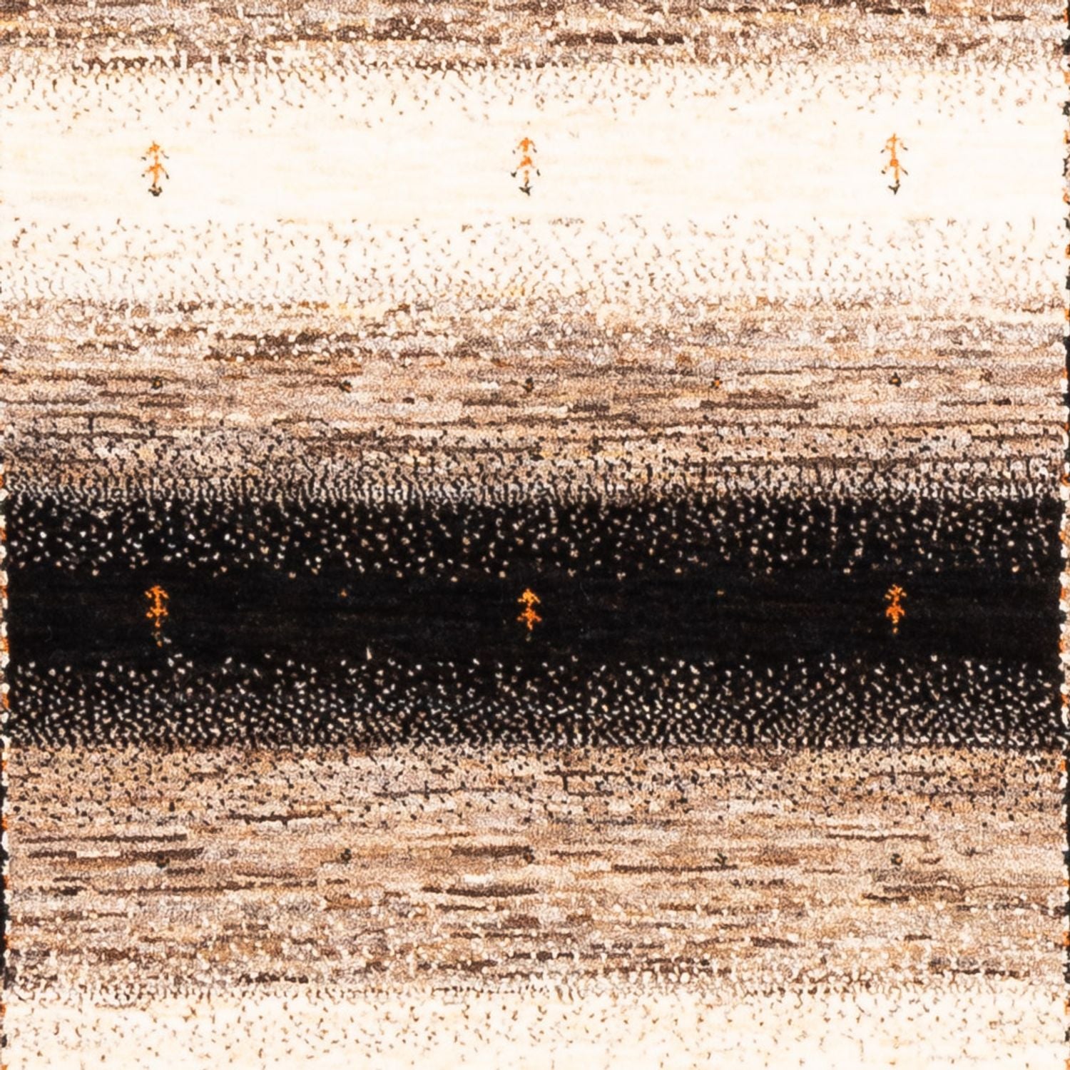 Tapis Gabbeh - Loribaft Persan - 195 x 124 cm - gris