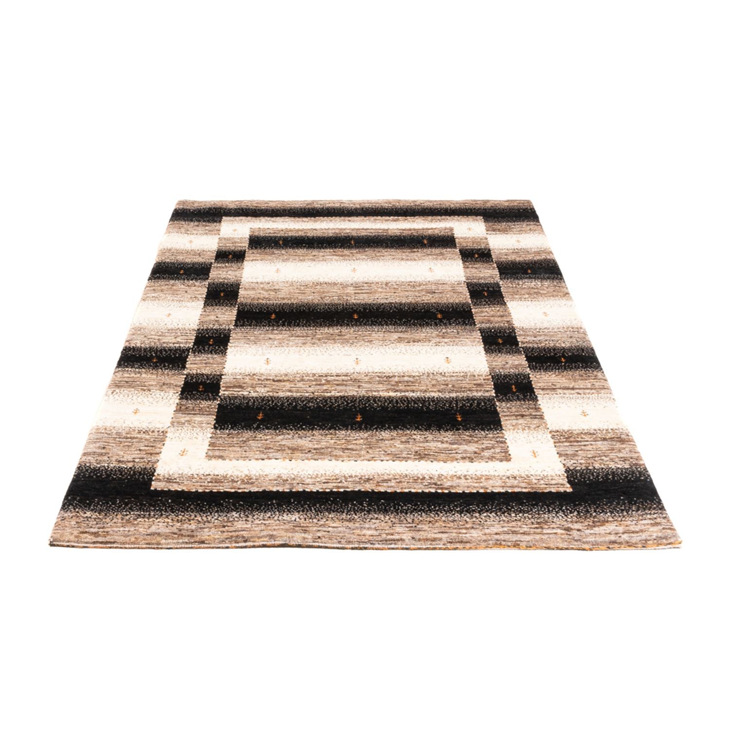 Tapis Gabbeh - Loribaft Persan - 195 x 124 cm - gris