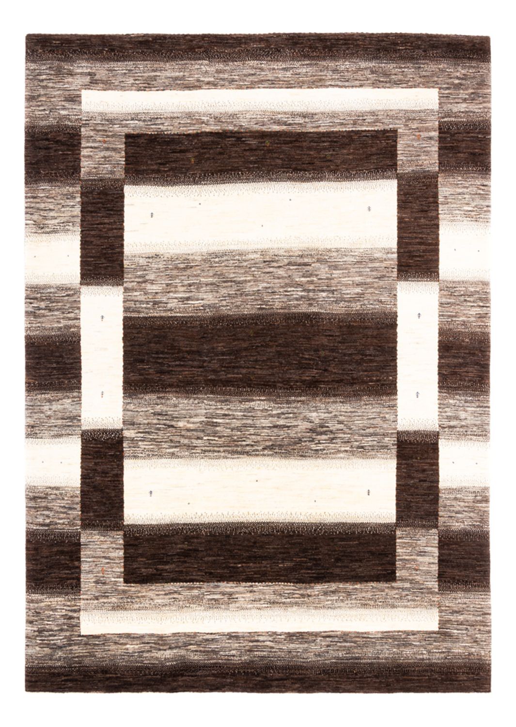 Tapis Gabbeh - Loribaft Persan - 297 x 221 cm - gris