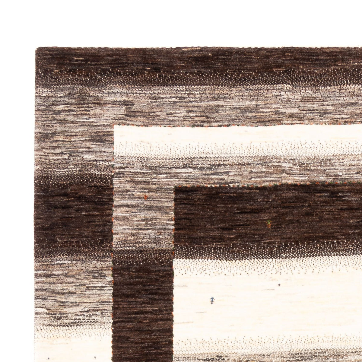 Tapis Gabbeh - Loribaft Persan - 297 x 221 cm - gris