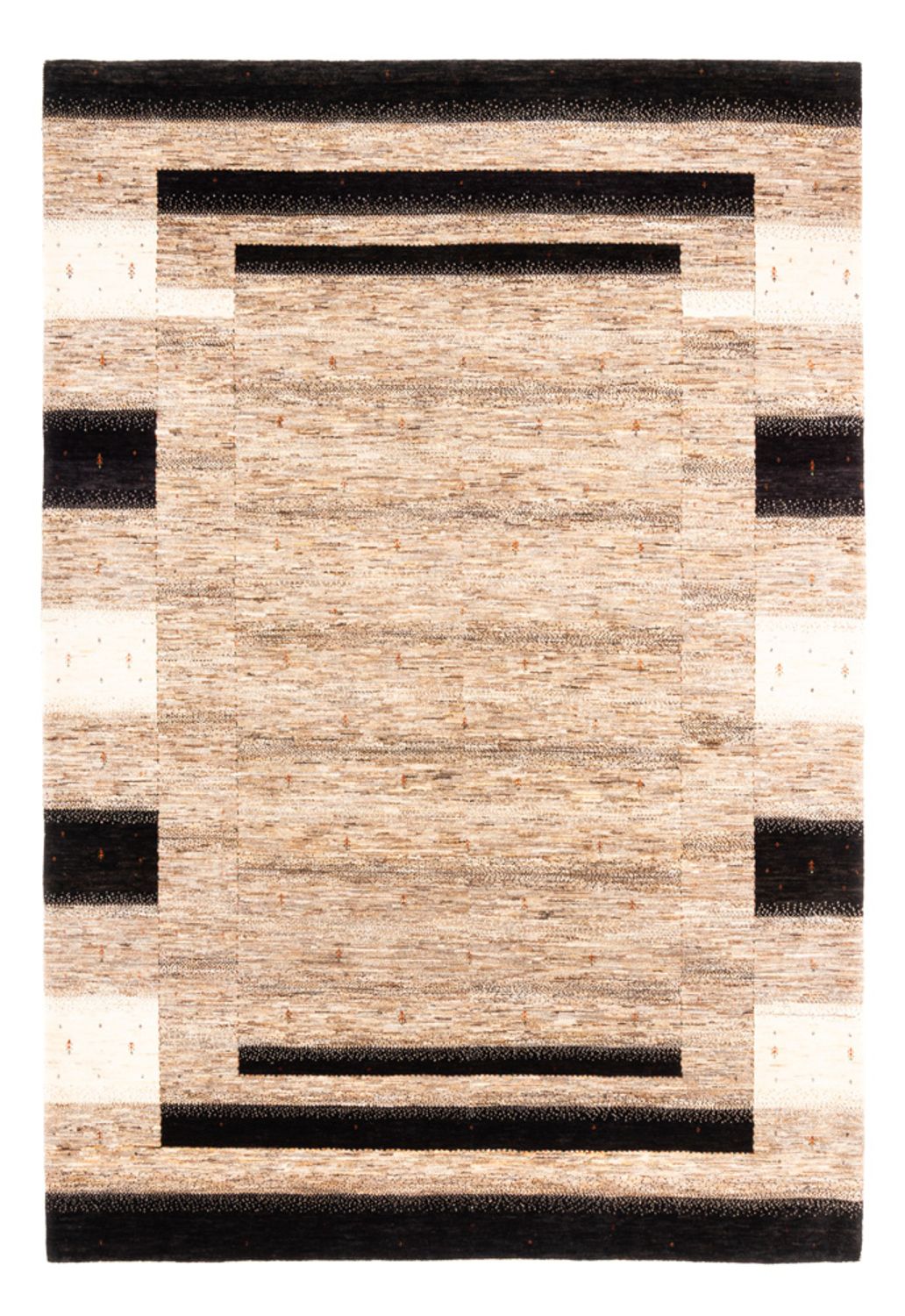 Tapis Gabbeh - Loribaft Persan - 300 x 210 cm - gris